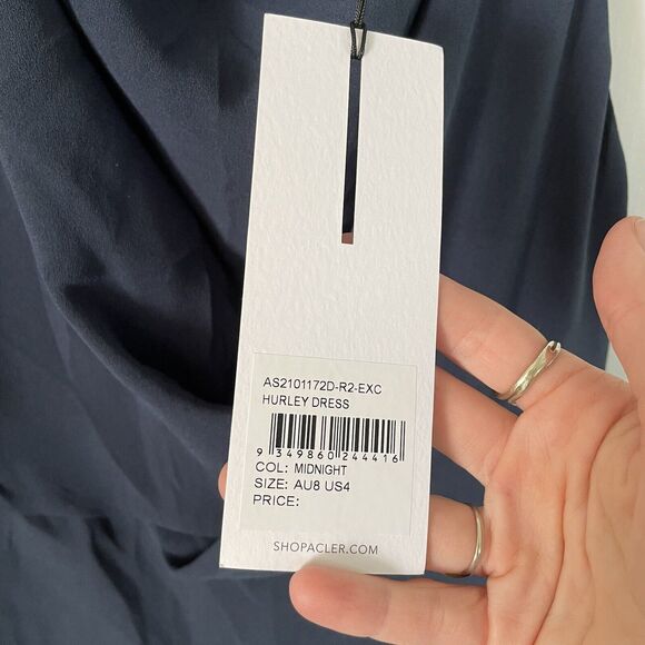 NWT Acler Hurley Formal Cocktail Dress Sz 4 Wedding Guest - Picture 8 of 15